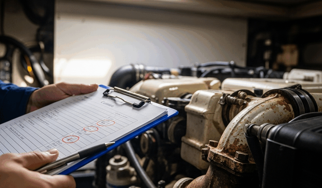 Marine Survey Red Flags on Used Motor Yachts