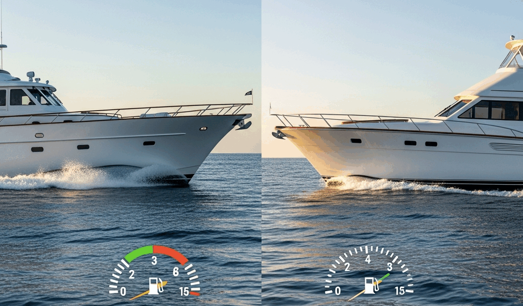Trawler vs Sportfish Yacht Fuel Efficiency Real Numbers